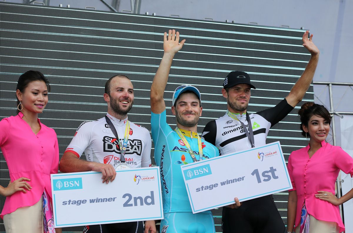 The top three from stage 5