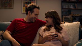 Rafe Spall as Jason Ross and Esther Smith as Nikki Newman in Trying