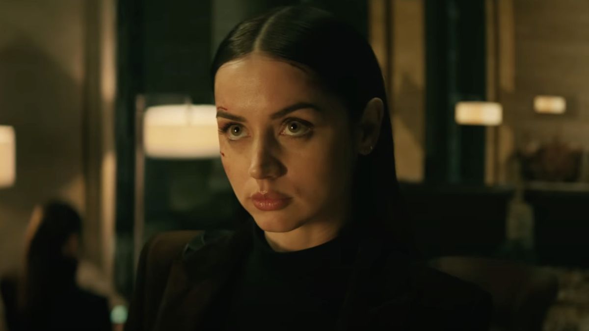 Eve Maccaro (Ana de Armas) has a conversation in From the World of John Wick: Ballerina.