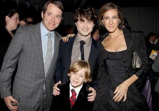 Matthew and James Broderick, Sarah Jessica Parker and Daniel Radcliffe at the Harry Potter premiere