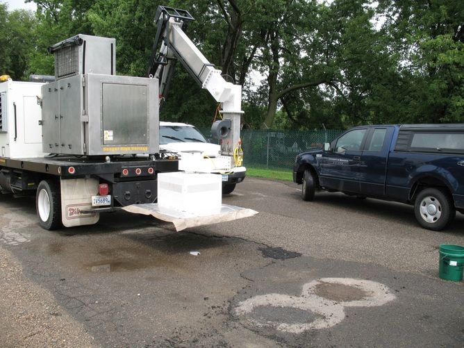 Vehicle-based microwave system