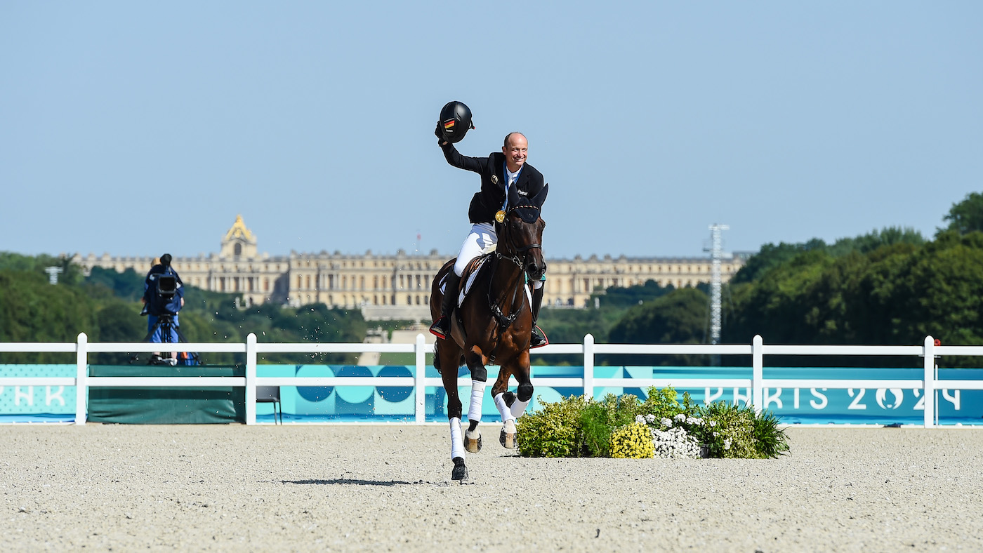 Michael Jung has won a record third individual Olympic eventing gold medal.