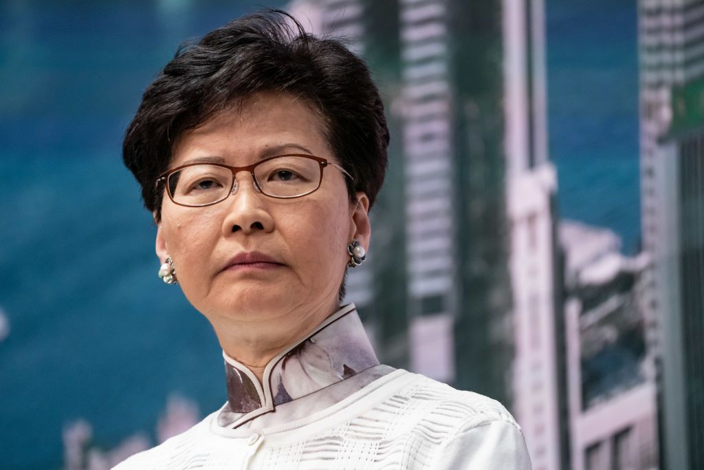 Hong Kong chief executive Carrie Lam.