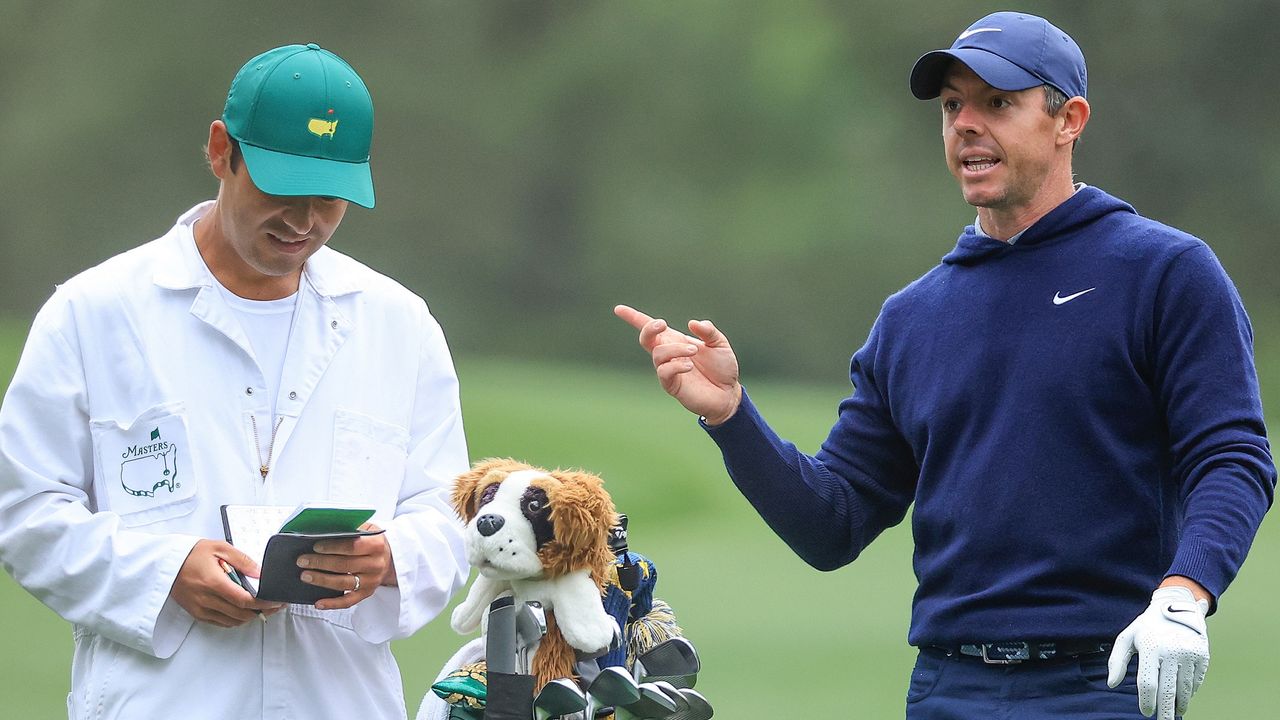 Rory McIlroy at the Masters