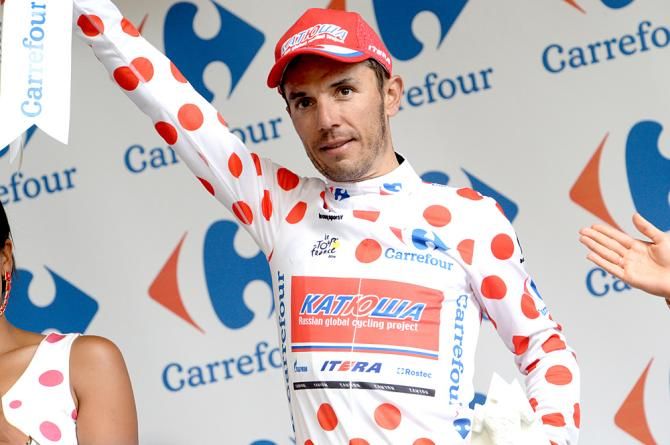 Joaquim Rodriguez (Katusha) in polka dots