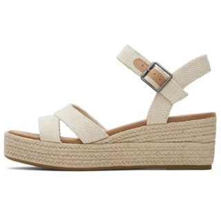 TOMS Ankle Strap Wedges