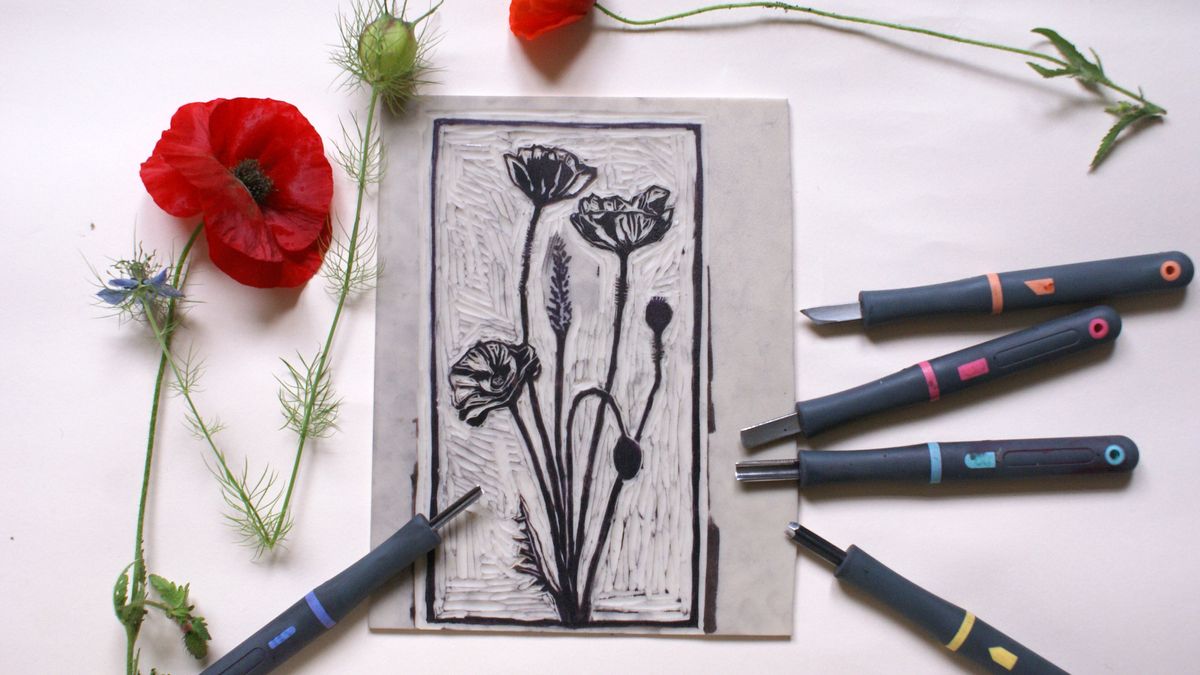 Easy linoleum block printing without a press, Easy Crafts Wiki