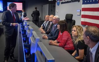 VP Mike Pence at NASA JPL