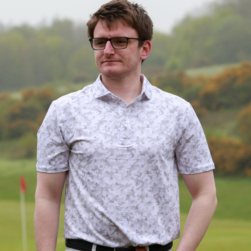 G/FORE Mapped Icon Camo Tech Polo
