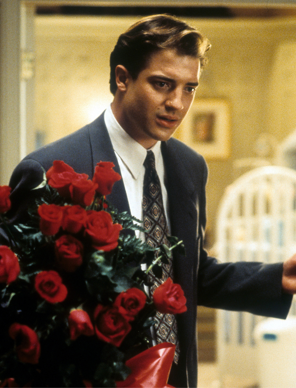 Brendan Fraser as Bill Winterbourne in Mrs. Winterbourne 1996
