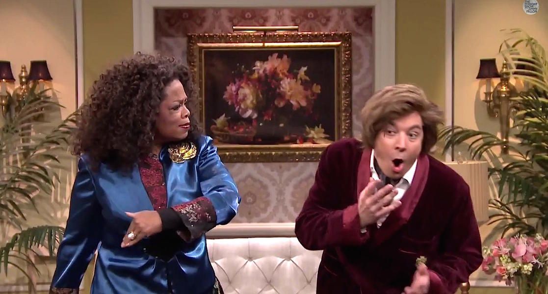 Jimmy Fallon and Oprah imagine starring in a long-lost soap opera