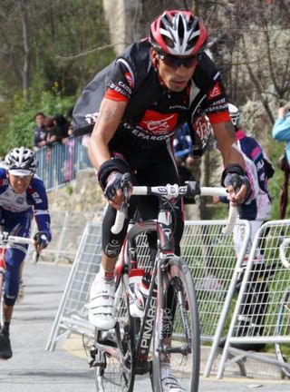 Mauricio Soler (Caisse d'Epargne) in action