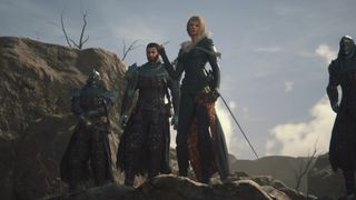 Benedikta and her soldiers in Final Fantasy 16