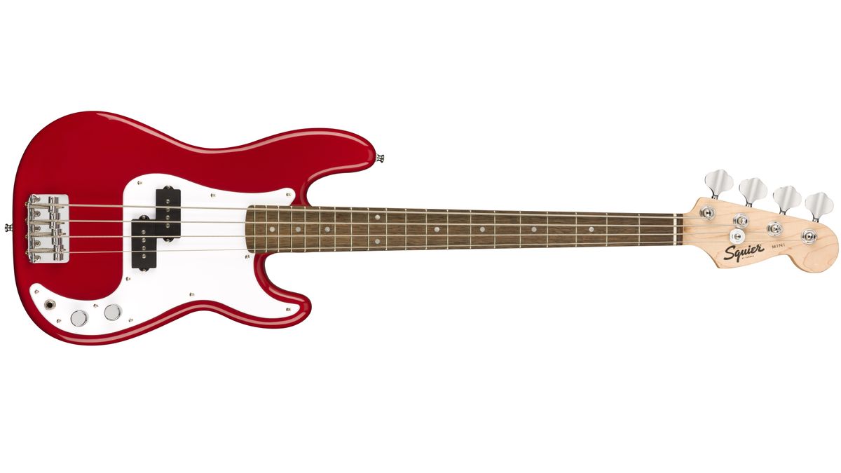 New mini Fender Squier Strat, Jazzmaster and Precision Bass guitars ...