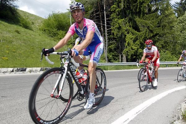Marco Marzano (Lampre-Farnese Vini) was part of the 19-man break which decided stage 17.