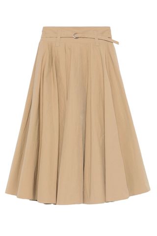 Pleated Midi Skirt