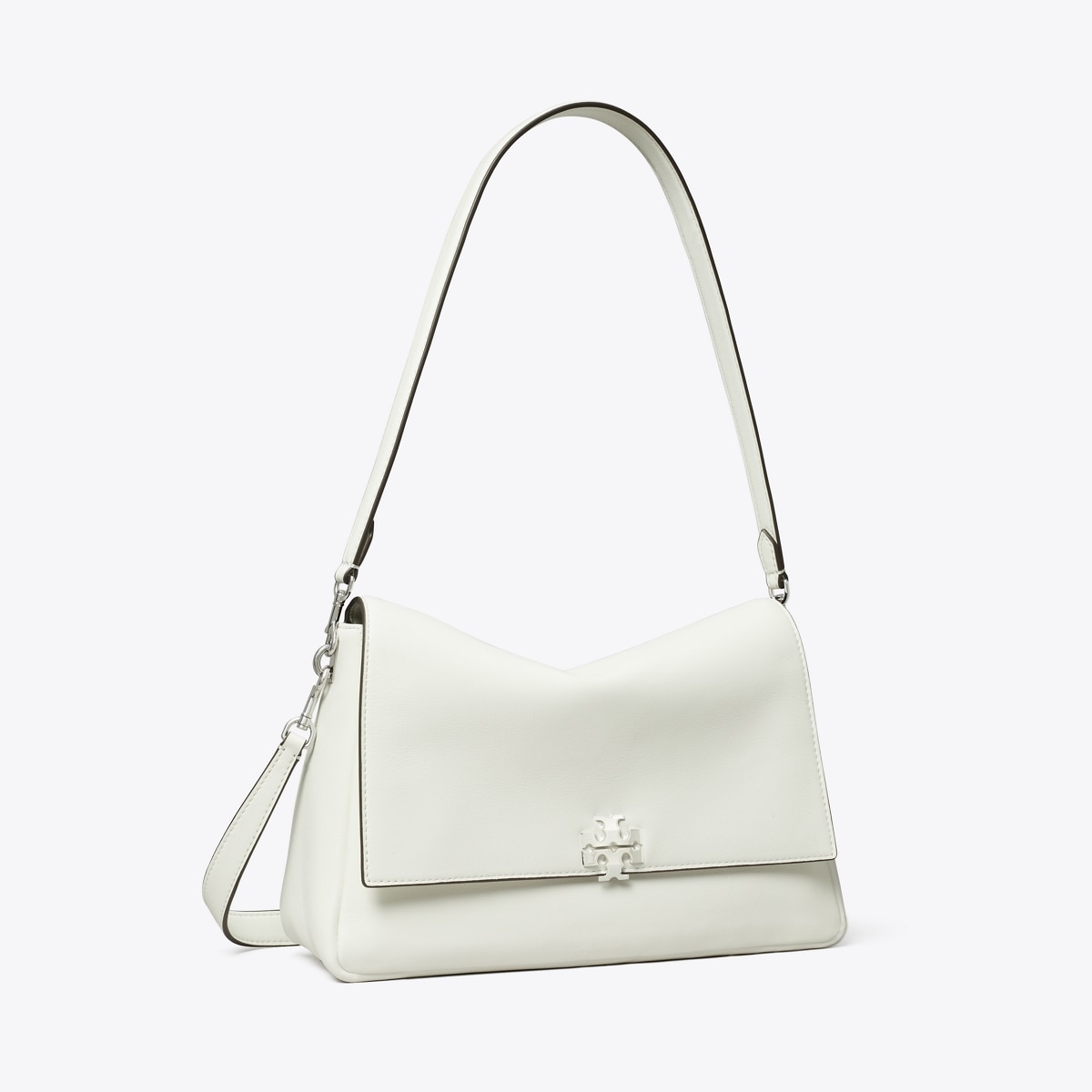 Charlie Shoulder Bag in White, Size Os