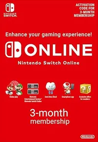 Nintendo Switch Online individual membership, 3 months