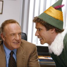 James Caan and Will Ferrell in a scene from 2003's Elf. 