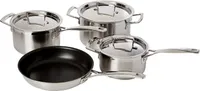Le Creuset  3-Ply Stainless Steel Saucepan Set 