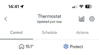 Hive Smart Thermostat app options