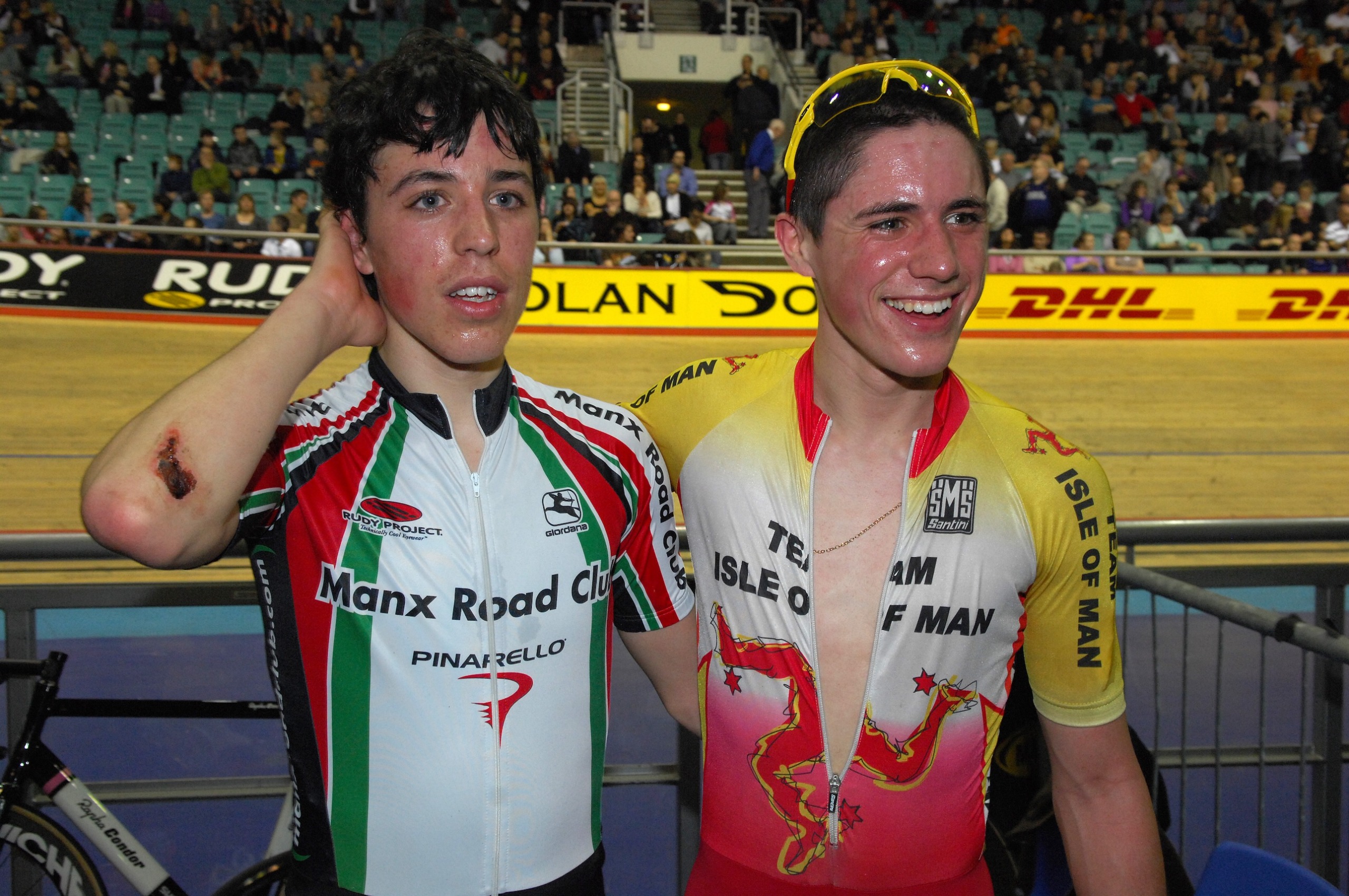 Tim Kennaugh alongside his brother Pete