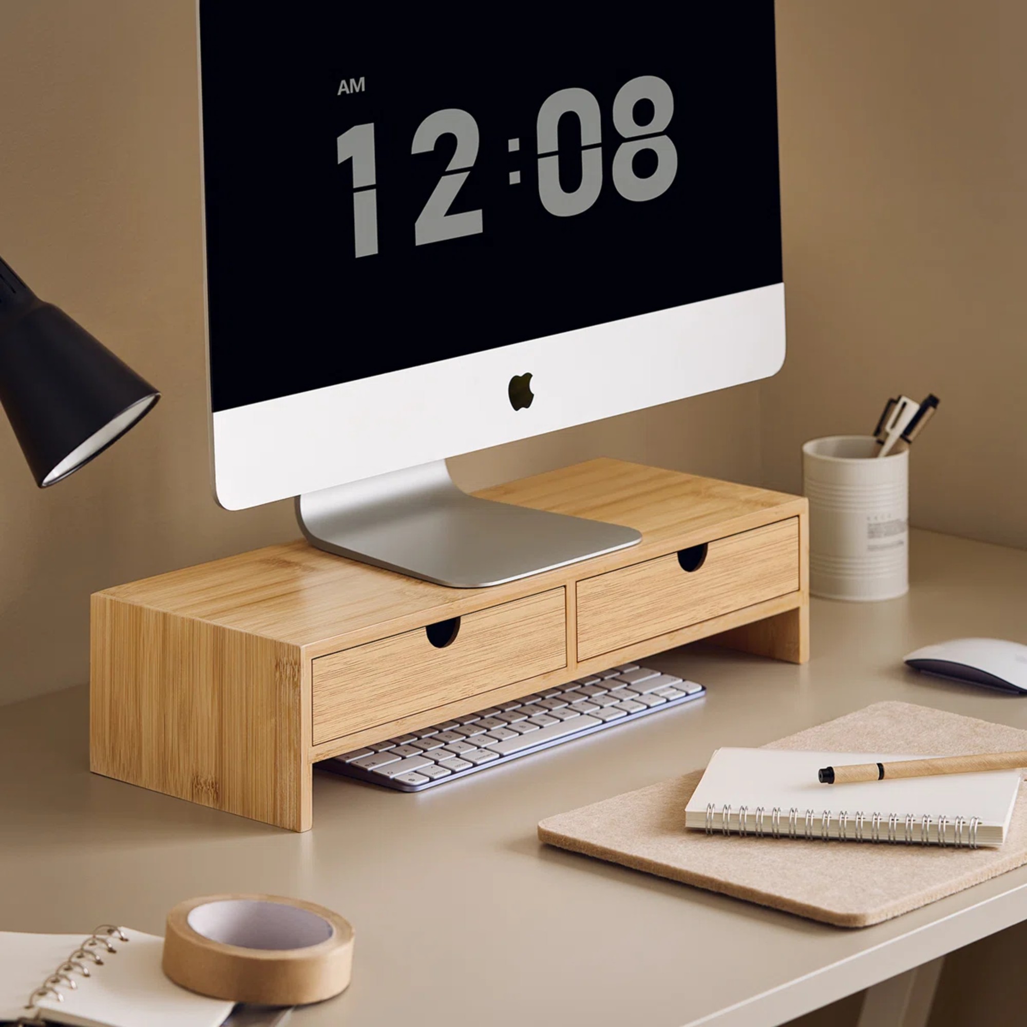 Natur Pur Dolezal Wood Monitor Stand