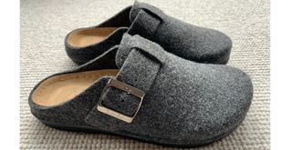 Simba stormur slippers on a light grey carpet