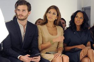 Eva Mendes, Calvin Klein S/S 2010 show in New York