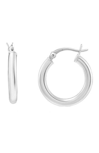 Sterling Silver 3mm Hoop Earrings