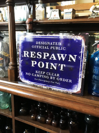 Respawn Point Sign