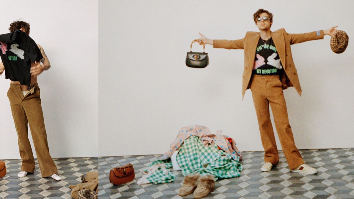 Harry Styles’ Gucci collaboration ‘HA HA HA’ is finally here Harry Styles’ Gucci collaboration ‘HA HA HA’ is finally here