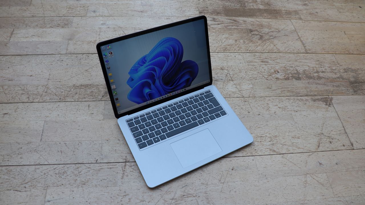 A photograph of the Microsoft Surface Studio Laptop