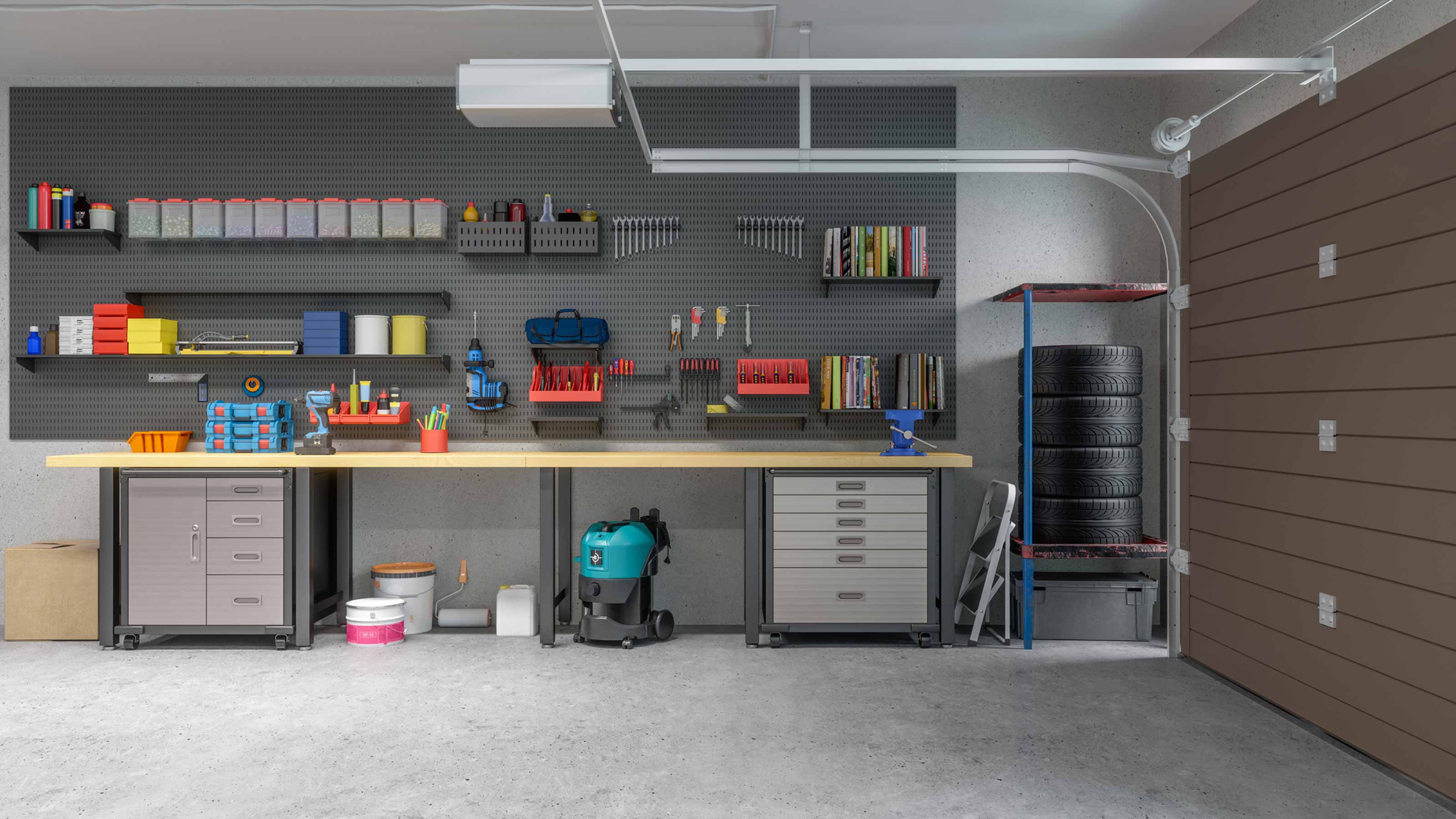 6. Garage storage space