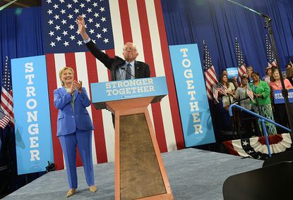 Bernie Sanders endorsed Hillary Clinton and his supporters are not happy. 