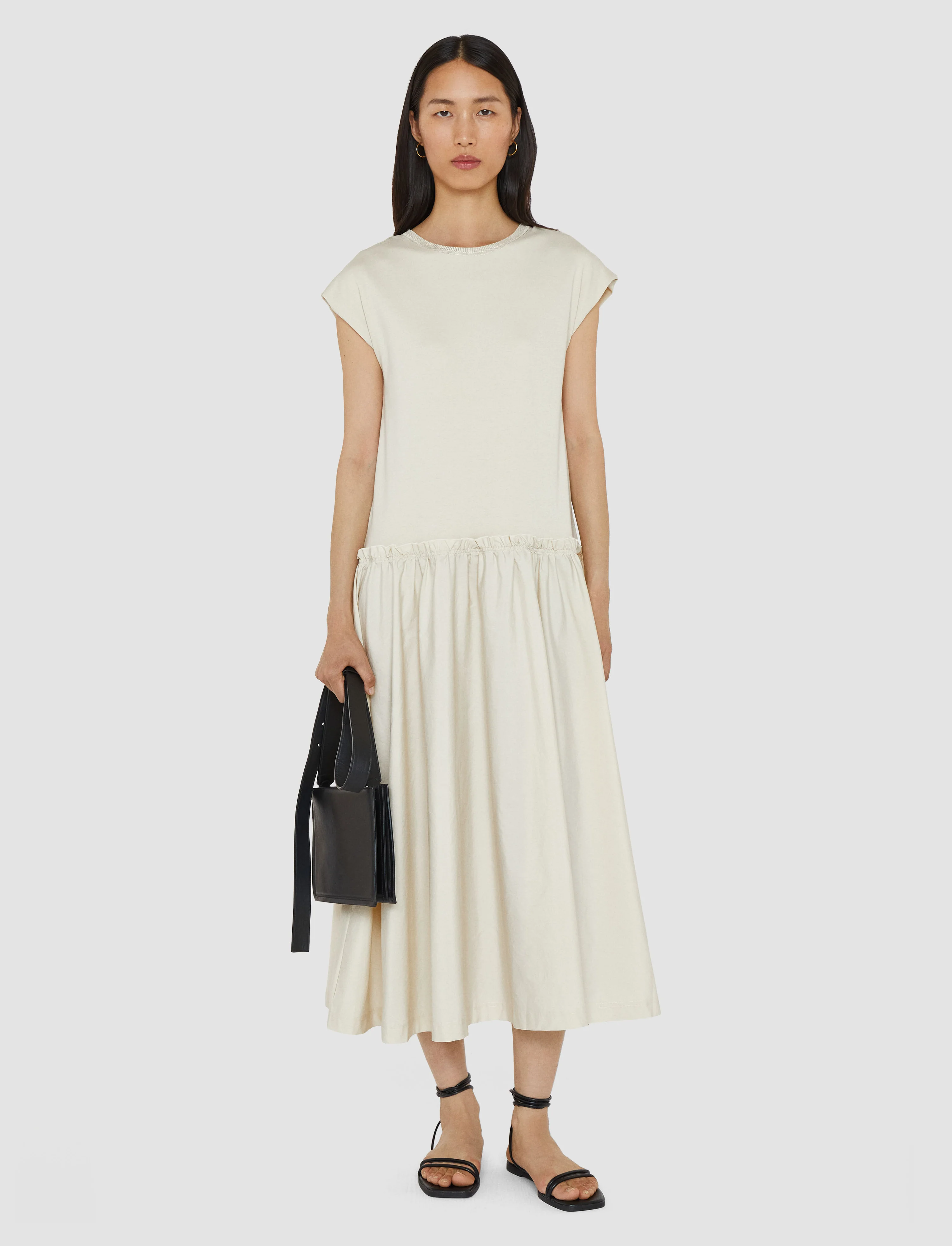 Joseph, Cotton Poplin Jersey Dress