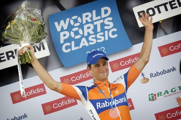 Theo Bos (Rabobank) winner of the final World Ports Classic stage