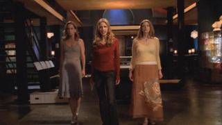 Buffy, Anya, and Tara in Once More with Feeling