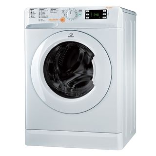 Indesit washer dryer with turning knob and digital display
