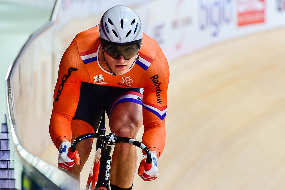 Dutch sprinter Jeffrey Hoogland European Track Championships