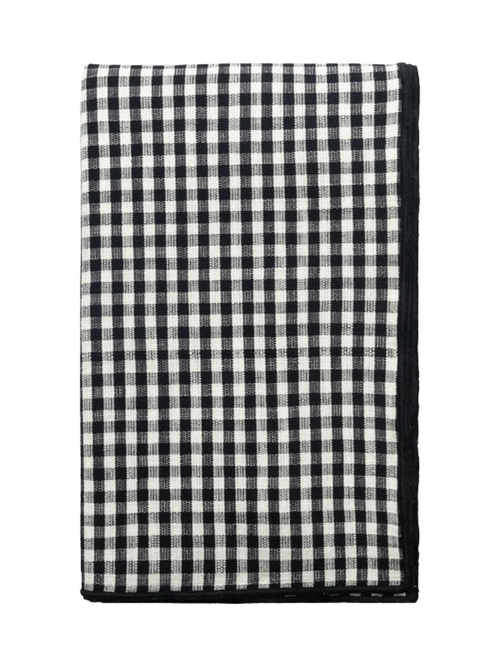 Black Gingham Tablecloth