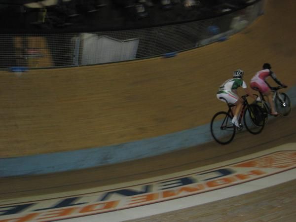Dena Eaton and I at speed. So much fun to go FAST!