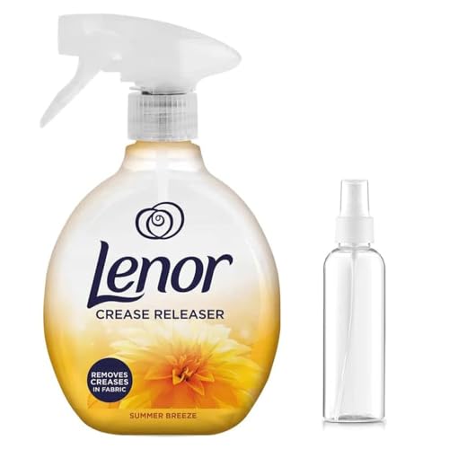 Zinnia Crease Releaser Summer Breeze Fabric Wrinkle Remover 500ml + Gift - Transparent Plastic Spray Bottle 100ml : Amazon.co.uk: Grocery