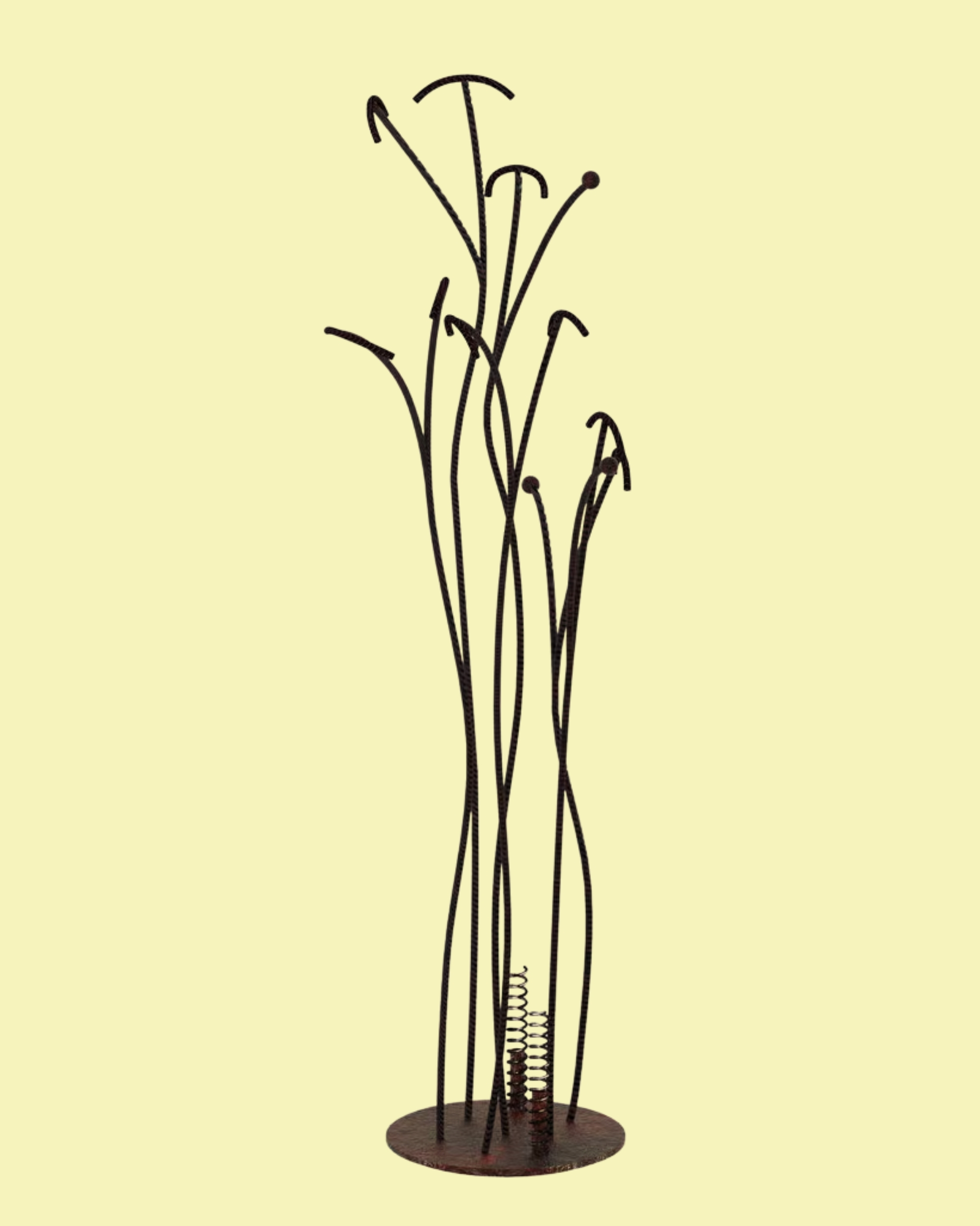 Irony Tree Standing Coat Rack 