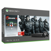 Xbox One X 1TB + Gears of War series + 1-month Xbox Game Pass + 1-month Xbox Live Gold | Deal Price: £299.99 | Save: £50