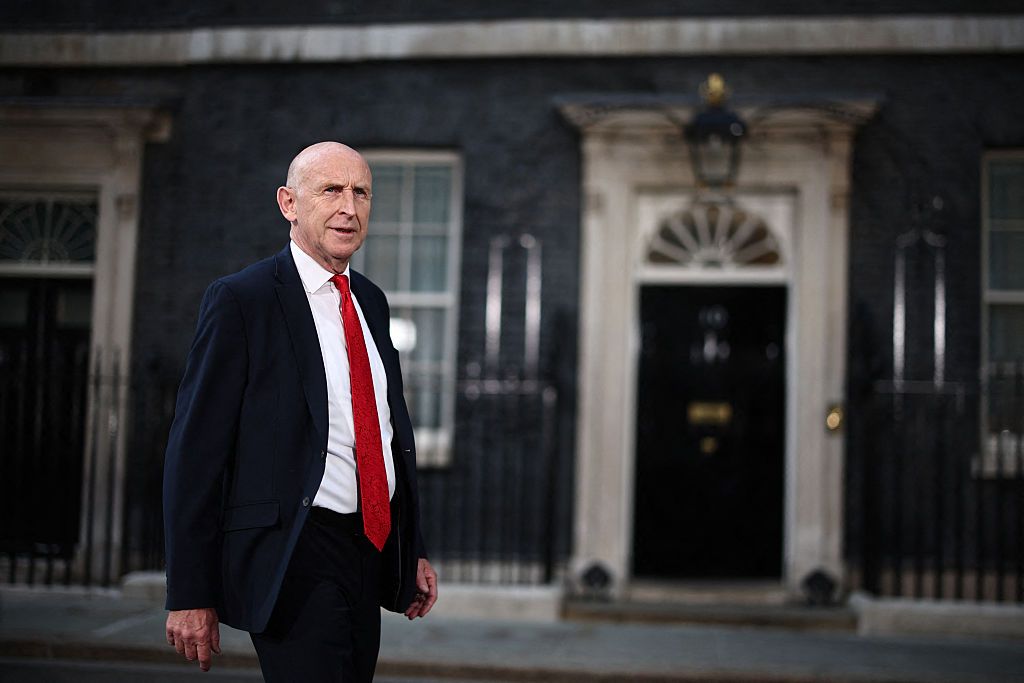 John Healey leaves 10 Downing Street