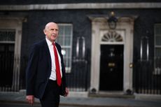 John Healey leaves 10 Downing Street