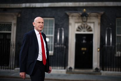 John Healey leaves 10 Downing Street