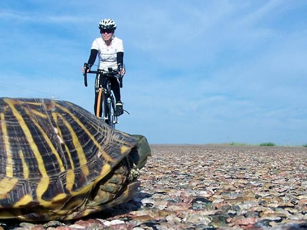 Jane during Ride Across America.