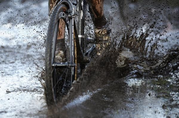 Conditions were extremely muddy.